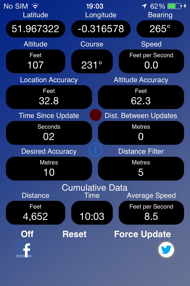 GPS Device Data screenshot 3