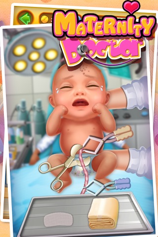 Little Newborn Baby Doctor - kids game & new baby screenshot 2