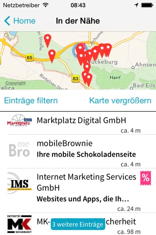 mobileBrownie screenshot 2