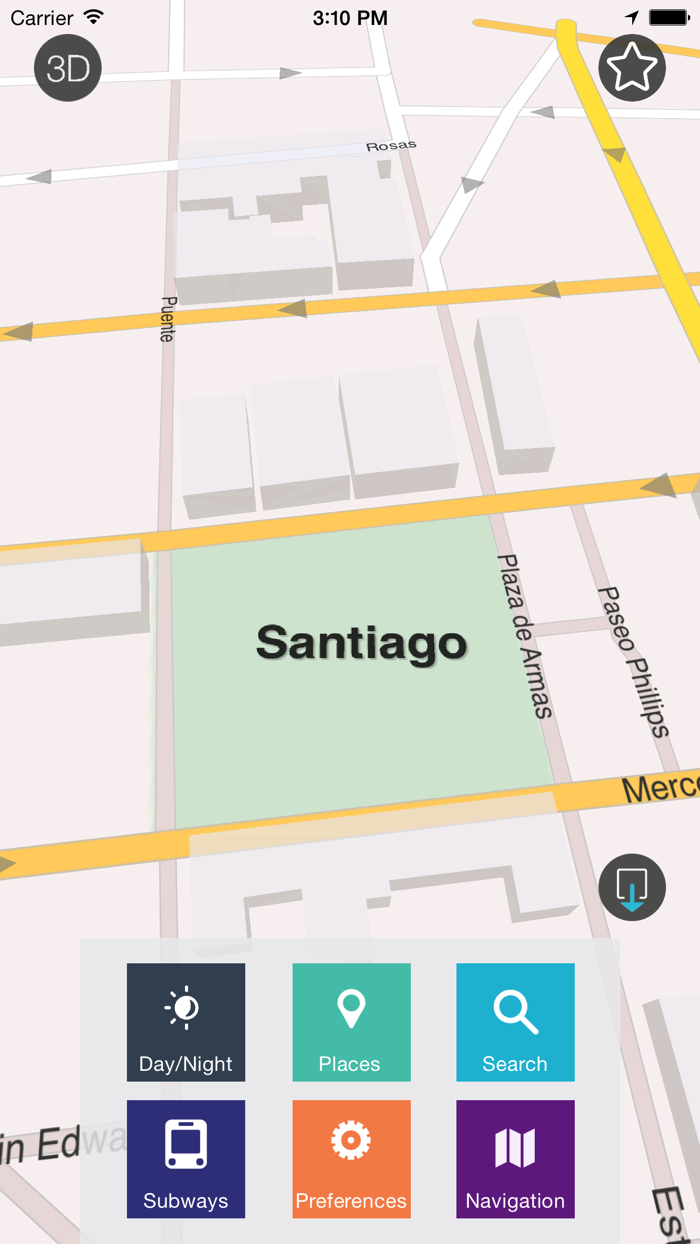 Santiago de Chile 2 - Mapas Offline