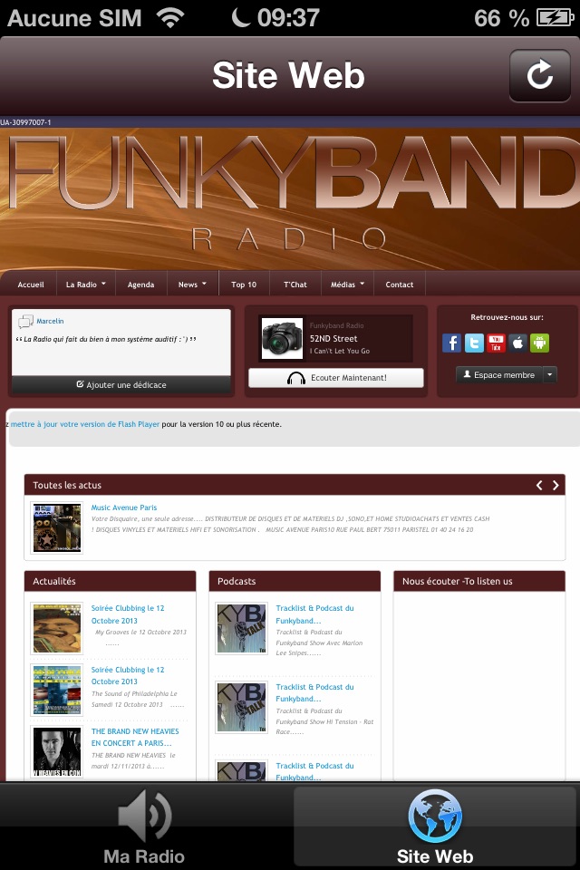 Funkyband Radio screenshot 2