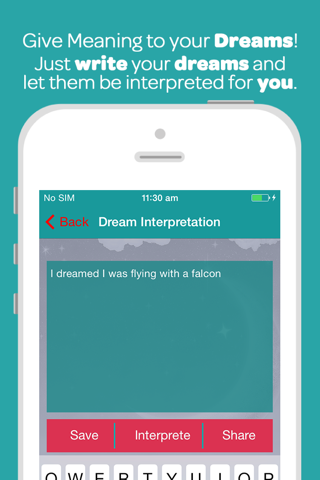 iDreams - Interpret your Dreams screenshot 2