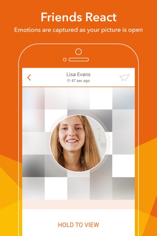 Blixi - Share pictures and see friends react with animated selfies! screenshot 2