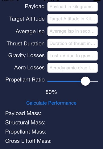 SuborbitalRocketAnalyzer screenshot 2