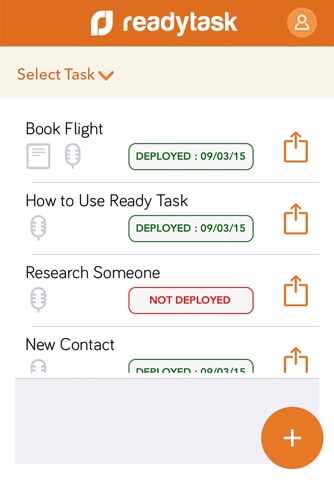 ReadyTask screenshot 2