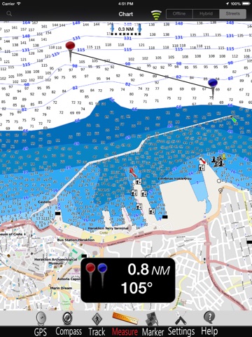 Aegean S. Nautical Charts Pro screenshot 2