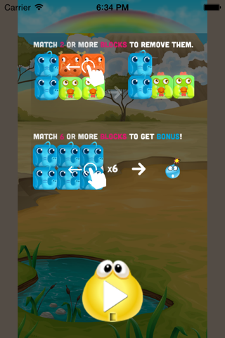 Animal world Pops Free-A puzzle game screenshot 3