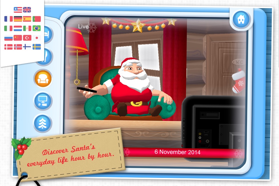 Santa's home - Join Santa Claus at his house and help him get ready for Christmas. screenshot 2