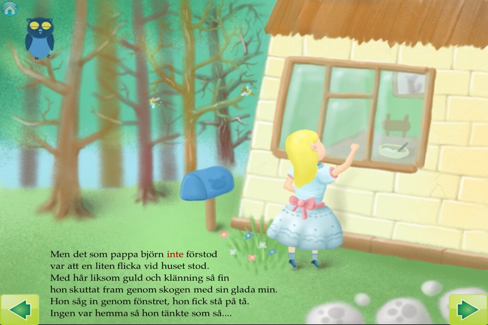 Guldlock och de tre björnarna - En interaktiv barnbok i HD screenshot 3