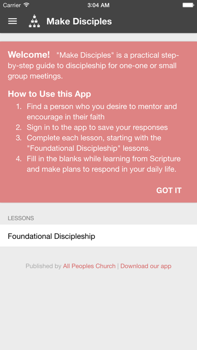 How to cancel & delete Make Disciples from iphone & ipad 1