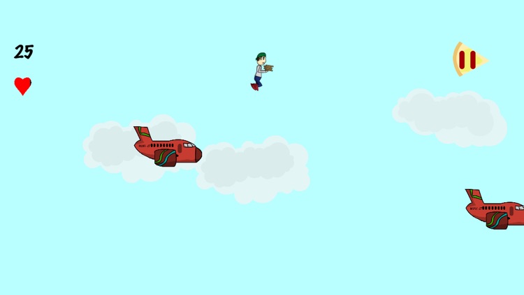 Mr Wing-It! - a mad dash jumping between planes to deliver in-flight fast food to the needy whilst avoiding the birds! screenshot-3