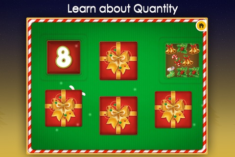 Icky Gift Match - Memorize Numbers 1234 & Quanity Christmas Playtime FREE screenshot 4