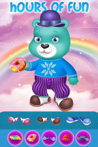 The Style and Make My Little Bears Game - Love Playtime and Care Fashion Salon Dress Up Free screenshot 4