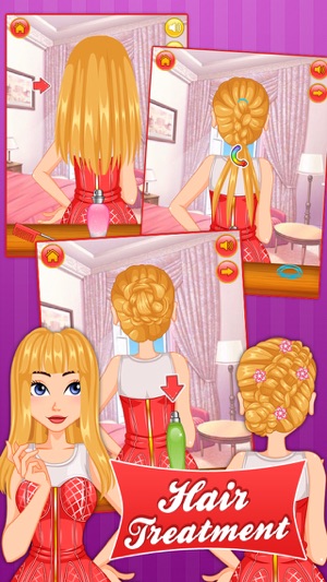 Princess Hair Salon Braided Buns Game(圖1)-速報App