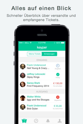 keyper - Tickets mit Freunden screenshot 4
