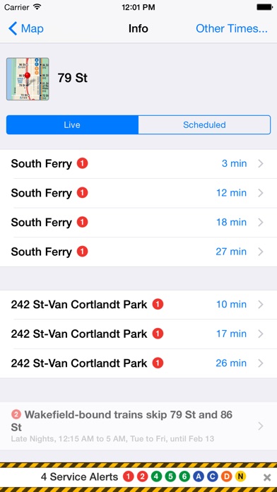 iTrans NYC Subway screenshot1