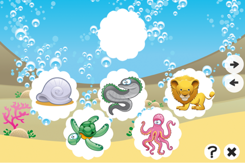 A Find the Mistake Ocean Game for Children: Learn and Play with Water Animals screenshot 3