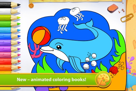 Sea Creatures - Living Coloring screenshot 4