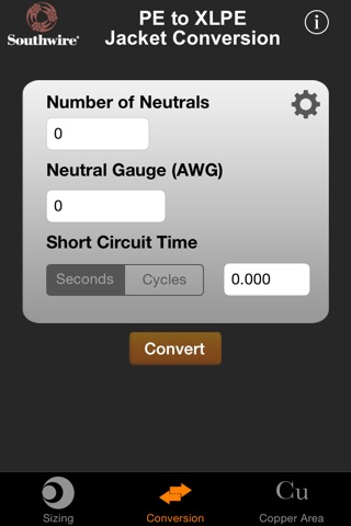 Medium Voltage Neutral Sizing screenshot 2