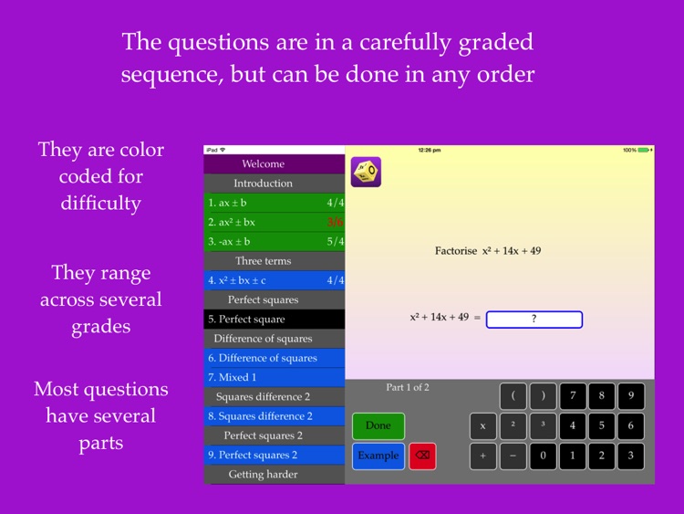 Factorise - algebra polynomials screenshot-4