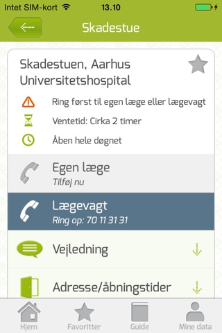 Akuthjælp screenshot 4