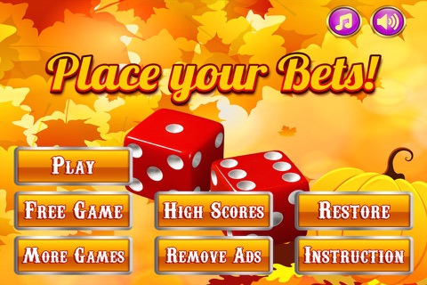 All in & Let it Roll Craps Dice Game - Holiday Fun Edition Free screenshot 2