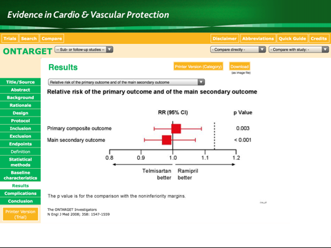 Evidence in Cardio & Vascular Protection screenshot 4
