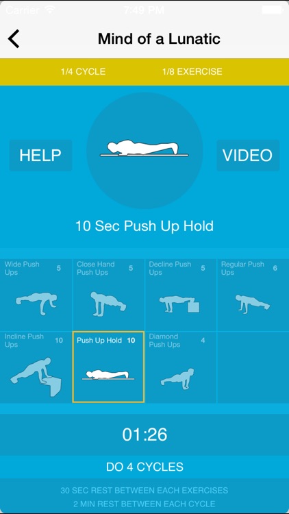 Push Ups 1 to 100: Full Fitness Buddy Workout Personal Trainer to Lose Weight and Burn Calories screenshot-4