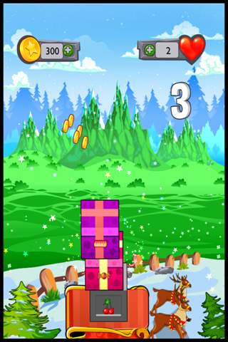 Amazing Christmas Block Tower Madness - use your fingers to push the circle & squares a-cross! screenshot 3