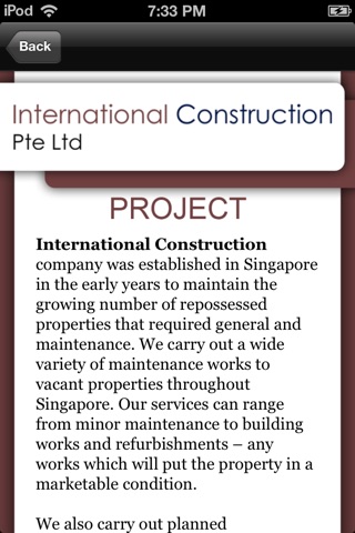International Construction Pte Ltd screenshot 4