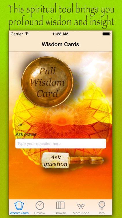 Cards of wisdom and spiritual growth - Messages and guidance from your inner self screenshot-3