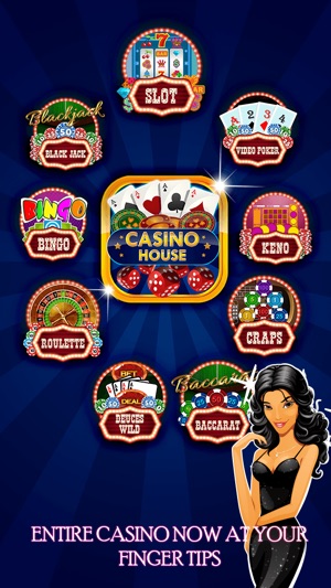 Casino House: Blackjack, Slot Machine, C