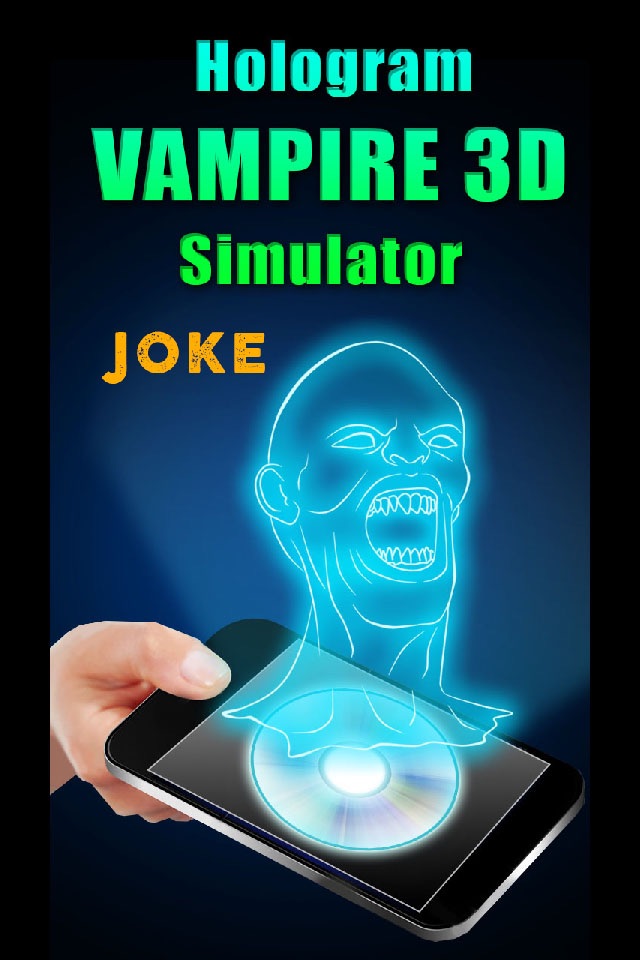 Hologram Vampire 3D Simulator Joke screenshot 3