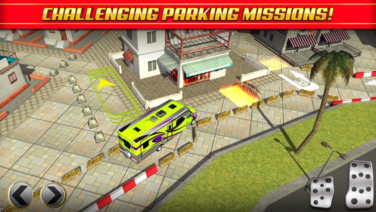 RV Motor-Home Parking Simulator Game
