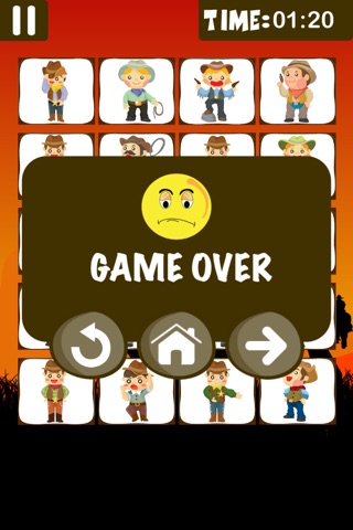Cowboy Matching Games screenshot 4