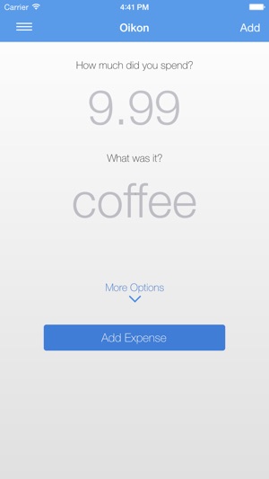 Oikon - Simple Expense Tracking