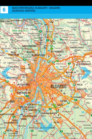 Венгрия. Автодорожная карта. screenshot 3