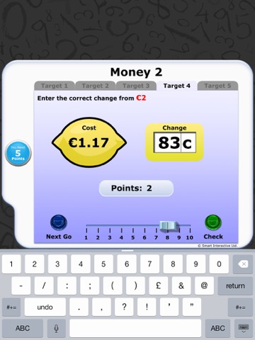 Numeracy Warm Up - Money 2 (Euro) screenshot 4