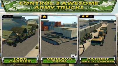 TANK PARKING BLITZ RACE WITH HEAVY ARMY TRUCKS, MISSILE LAUNCHER AND TANKS 1.02 IOS