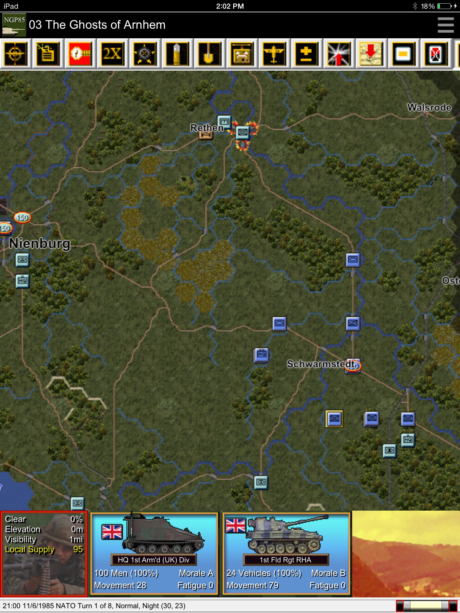 Modern Campaigns - North German Plain '85 screenshot 3