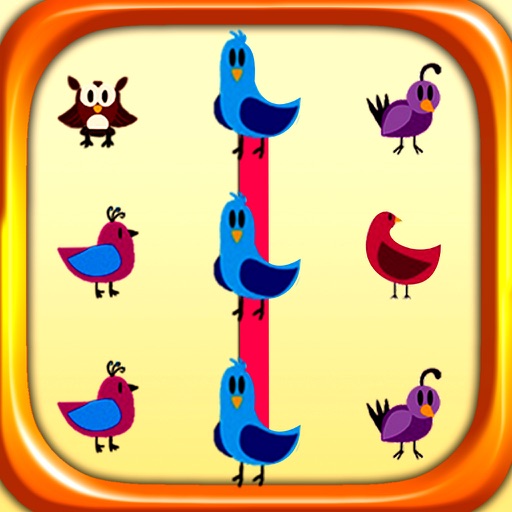 Super match the bird: Addictive connecting puzzle game free icon