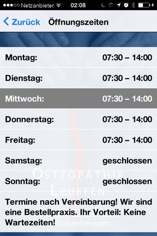 Osteopathiepraxis Leuffen screenshot 3