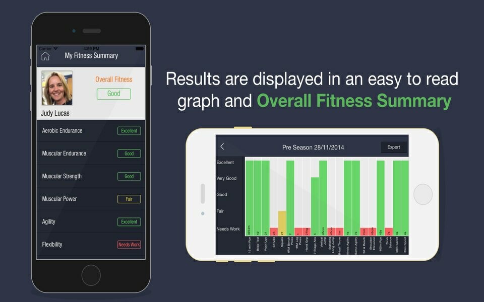 Fitness Testing & Results - Student Tracking and Personal Training Tool screenshot 3