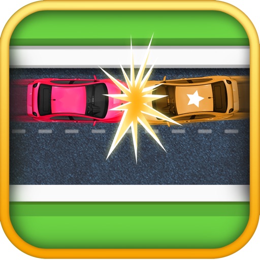Crazy Wrong Way Racer Icon