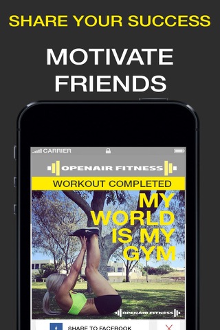 Openair Fitness - AFL Workout screenshot 4