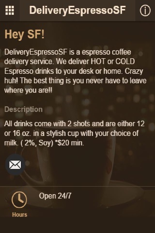 DeliveryEspresso screenshot 2
