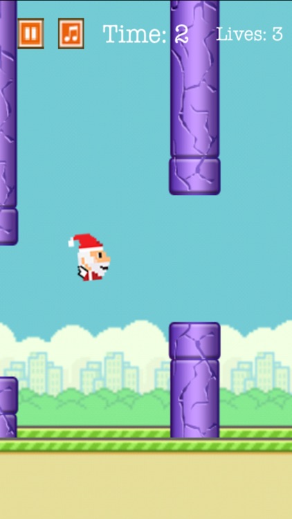 Aaaaaah! Flappy Santa screenshot-3