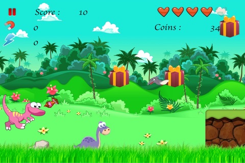 A Little Dinosaur Island Rescue EPIC - The Cute Dino Run Adventure for Kids screenshot 2