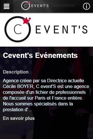 Cevent's Evénements screenshot 2
