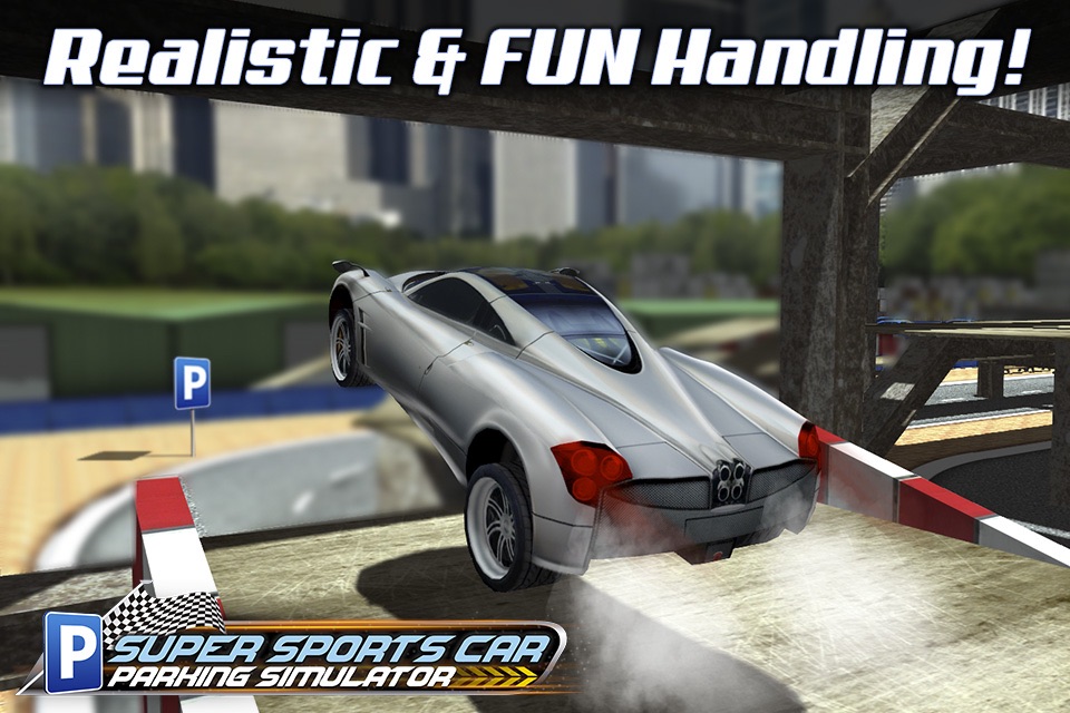 Super Sports Car Parking Simulator - Real Driving Test Sim Racing Games screenshot 4